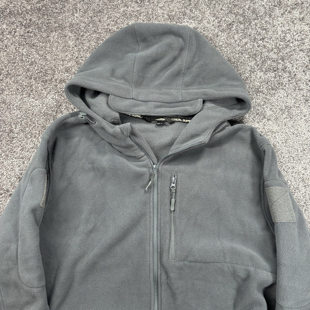 Baerskin Tactical Hoodie 3.0 Mens XXL Gray Fleece Hooded Full Zip Jacket - Picture 4 of 12